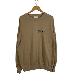 AMBUSH SS2019 Waves Collection Graphic Crewneck Beige Men's Oversized 2 / M